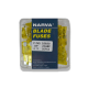 Narva 52820 Blade Fuse AF20 AMP-Yellow (50 units)