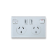 100 X DOUBLE USB Port Wall Socket Charger DUAL Power Receptacle Outlet AU Plug (Home use only)