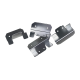 Sphere Solar Panel Mounting Bracket Kit - 4Pce Silver with M6 NUT/BOLTS