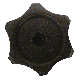 Black Elevating Knob Suit Ventline