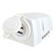 Narva 81154W Heavy-Duty Surface Mount Dual USB Socket