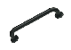 Razor Stainless Steel Grab Bar Black 300mm (GB300B)