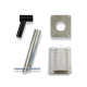 Dometic Gas flue kit White 