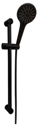 NCE Black Shower wall Bar Kit
