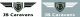 JB Caravans Shield & Wings Sticker