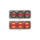 LED Autolamps MaxiLampC3XR3M Stop/Tail/Indicator/Reflector, 3M Tape, Single Box