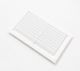 Plastic Vent (Screw On) White 225mm x 150mm