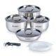 Camec Spacesaver Pots & Pan - Stainless Steel Cookware Set